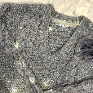 UO Kimchi Blue V-Neck Pastel Sweater